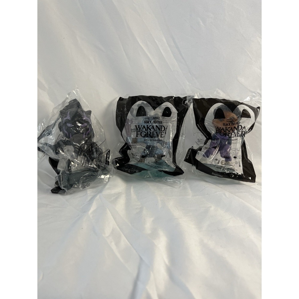 2022 McDonald's Happy Meal Toy, WAKANDA FOREVER #7 Black Panther